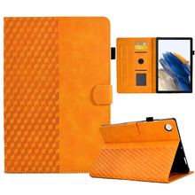 Load image into Gallery viewer, For Samsung Galaxy Tab A8 10.5 X200 / X205 Rhombus Embossed Leather Smart Tablet Case, For Samsung Galaxy Tab A8 10.5 X200 / X205