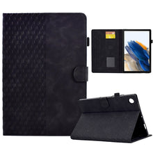 Load image into Gallery viewer, For Samsung Galaxy Tab A8 10.5 X200 / X205 Rhombus Embossed Leather Smart Tablet Case, For Samsung Galaxy Tab A8 10.5 X200 / X205