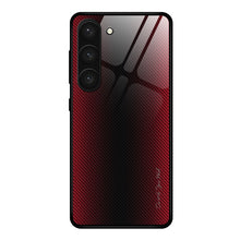 Load image into Gallery viewer, For Samsung Galaxy S23 5G Texture Gradient Glass TPU Phone Case, For Samsung Galaxy S23 5G