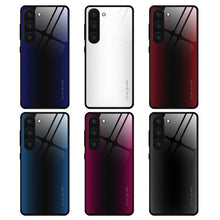 Load image into Gallery viewer, For Samsung Galaxy S23 5G Texture Gradient Glass TPU Phone Case, For Samsung Galaxy S23 5G