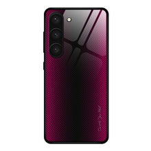 Load image into Gallery viewer, For Samsung Galaxy S23+ 5G Texture Gradient Glass TPU Phone Case, For Samsung Galaxy S23+ 5G