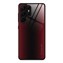 Load image into Gallery viewer, For Samsung Galaxy S23 Ultra 5G Texture Gradient Glass TPU Phone Case, For Samsung Galaxy S23 Ultra 5G