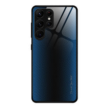 Load image into Gallery viewer, For Samsung Galaxy S23 Ultra 5G Texture Gradient Glass TPU Phone Case, For Samsung Galaxy S23 Ultra 5G
