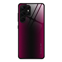 Load image into Gallery viewer, For Samsung Galaxy S23 Ultra 5G Texture Gradient Glass TPU Phone Case, For Samsung Galaxy S23 Ultra 5G