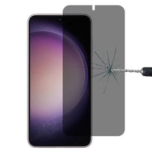 Load image into Gallery viewer, For Samsung Galaxy S23 5G Flat Surface Privacy Tempered Glass Film, Support Fingerprint Unlock, For Samsung Galaxy S23 5G(1pc)