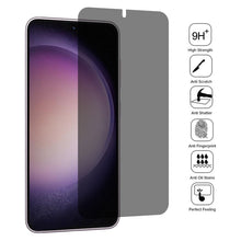 Load image into Gallery viewer, For Samsung Galaxy S23 5G Flat Surface Privacy Tempered Glass Film, Support Fingerprint Unlock, For Samsung Galaxy S23 5G(1pc)