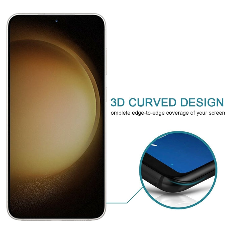 For Samsung Galaxy S23+ 5G Flat Surface Privacy Tempered Glass Film, Support Fingerprint Unlock, For Samsung Galaxy S23+ 5G(1pc)