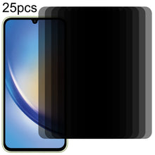 Load image into Gallery viewer, For Samsung Galaxy A34 5G 25pcs Flat Surface Privacy Tempered Glass Film, For Samsung Galaxy A34 5G(25pcs)