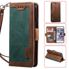 Load image into Gallery viewer, Retro Splicing Horizontal Flip Leather Case with Card Slots &amp; Holder &amp; Wallet, For iPhone SE 2022 / SE 2020 / 8 / 7, For Xiaomi Redmi Note 8 Pro