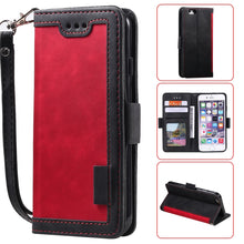 Load image into Gallery viewer, Retro Splicing Horizontal Flip Leather Case with Card Slots &amp; Holder &amp; Wallet, For iPhone SE 2022 / SE 2020 / 8 / 7, For Xiaomi Redmi Note 8 Pro