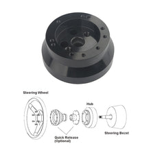 Load image into Gallery viewer, 5 &amp; 6 Hole Steering Wheel Polished Hub Adapter, Type A, Type B