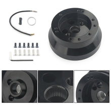 Load image into Gallery viewer, 5 &amp; 6 Hole Steering Wheel Polished Hub Adapter, Type A, Type B