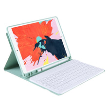 Load image into Gallery viewer, T102B For iPad Air / Pro 10.5 inch (2019) TPU Candy Color Ultra-thin Bluetooth Keyboard Protective Case with Stand &amp; Pen Slot, For iPad Air 10.5 inch (2019)