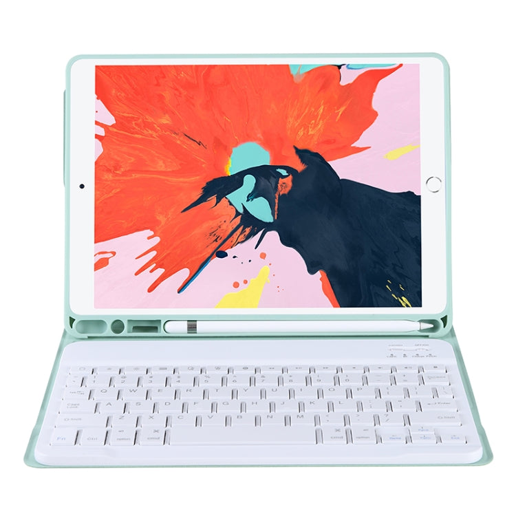 T102B For iPad Air / Pro 10.5 inch (2019) TPU Candy Color Ultra-thin Bluetooth Keyboard Protective Case with Stand & Pen Slot, For iPad Air 10.5 inch (2019)