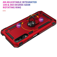 Load image into Gallery viewer, Shockproof TPU + PC Protective Case with 360 Degree Rotating Holder, For Huawei Y9s