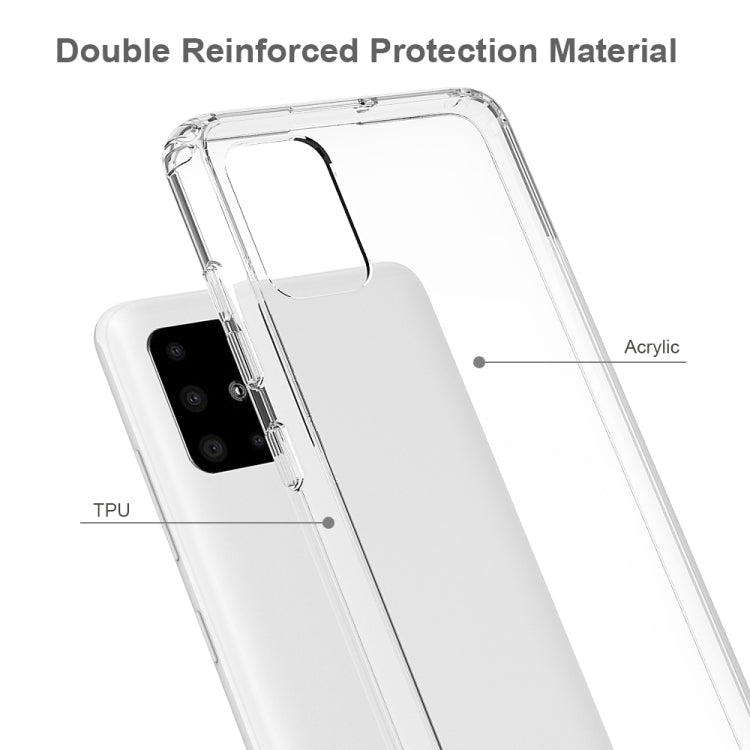 Shockproof Scratchproof TPU + Acrylic Protective Case, For Galaxy A51 5G, For Galaxy A21S, For Galaxy A11 (US Version), For Galaxy A11 (EU Version)