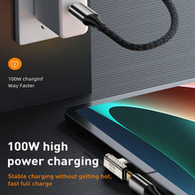 Load image into Gallery viewer, 100W Type-C Male to Type-C Female 20Gbps Zinc Alloy Adapter, Type-C Male to Type-C Female Side Bend, Type-C Male to Type-C Female Vertical Angle, Type-C Male to Type-C Female Medium Bend, Type-C Male to Type-C Female Straight