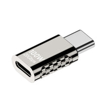 Load image into Gallery viewer, 100W Type-C Male to Type-C Female 20Gbps Zinc Alloy Adapter, Type-C Male to Type-C Female Side Bend, Type-C Male to Type-C Female Vertical Angle, Type-C Male to Type-C Female Medium Bend, Type-C Male to Type-C Female Straight