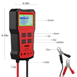 Ancel BST100 12V Car Battery Tester, BST100