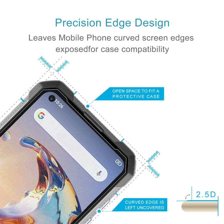 For Unihertz Tank / Tank 2 / Tank 3 10pcs 0.26mm 9H 2.5D Tempered Glass Film