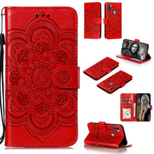 Load image into Gallery viewer, Mandala Embossing Pattern Horizontal Flip PU Leather Case with Holder &amp; Card Slots &amp; Walle &amp; Lanyard
