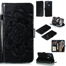 Load image into Gallery viewer, Mandala Embossing Pattern Horizontal Flip PU Leather Case with Holder &amp; Card Slots &amp; Walle &amp; Lanyard
