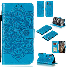 Load image into Gallery viewer, Mandala Embossing Pattern Horizontal Flip PU Leather Case with Holder &amp; Card Slots &amp; Walle &amp; Lanyard