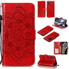 Load image into Gallery viewer, Mandala Embossing Pattern Horizontal Flip PU Leather Case with Holder &amp; Card Slots &amp; Walle &amp; Lanyard