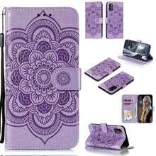 Load image into Gallery viewer, Mandala Embossing Pattern Horizontal Flip PU Leather Case with Holder &amp; Card Slots &amp; Walle &amp; Lanyard