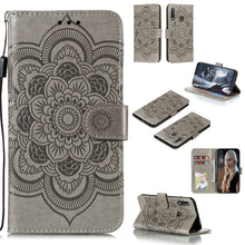 Load image into Gallery viewer, Mandala Embossing Pattern Horizontal Flip PU Leather Case with Holder &amp; Card Slots &amp; Walle &amp; Lanyard