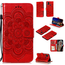 Load image into Gallery viewer, Mandala Embossing Pattern Horizontal Flip PU Leather Case with Holder &amp; Card Slots &amp; Walle &amp; Lanyard