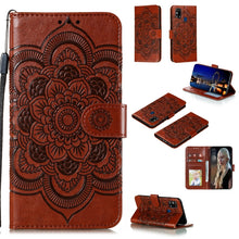 Load image into Gallery viewer, Mandala Embossing Pattern Horizontal Flip PU Leather Case with Holder &amp; Card Slots &amp; Walle &amp; Lanyard