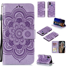 Load image into Gallery viewer, Mandala Embossing Pattern Horizontal Flip PU Leather Case with Holder &amp; Card Slots &amp; Walle &amp; Lanyard