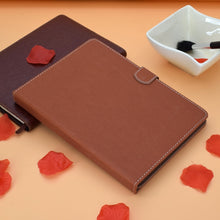 Load image into Gallery viewer, Solid Color Tablet PC Universal Magnetic Horizontal Flip Leather Case with Card Slots &amp; Holder