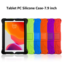 Load image into Gallery viewer, All-inclusive Silicone Shockproof Tablet Case with Holder, For iPad mini 5 / 4