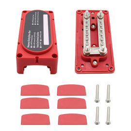 CP-3087-02 100A 48V 12-way M6 Terminal Busbar, CP-3087-02