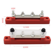 Load image into Gallery viewer, CP-3116-01 150A 12-48V RV Yacht Single-row 2-way Busbar, CP-3116-01, CP-3116-02
