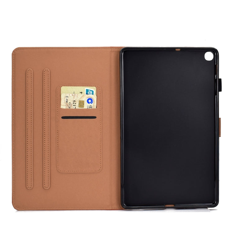 Solid Color Tablet PC Universal Magnetic Horizontal Flip Leather Case with Card Slots & Holder