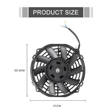 Load image into Gallery viewer, 12V 80W Car Powerful Transmission Oil Cooling Fan with Mounting Accessorie, 7 inch, 9 inch, 10 inch, 12 inch, 16 inch