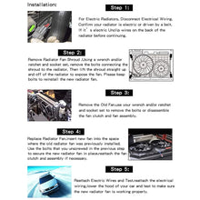 Load image into Gallery viewer, 12V 80W Car Powerful Transmission Oil Cooling Fan with Mounting Accessorie, 7 inch, 9 inch, 10 inch, 12 inch, 16 inch
