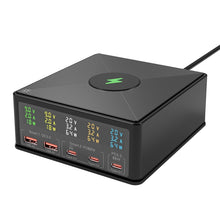 Load image into Gallery viewer, 868H 6 in 1 160W 3 PD Type-C + 2 QC3.0 USB Ports Multi Ports Charger, 868H