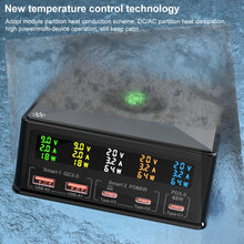 Load image into Gallery viewer, 868H 6 in 1 160W 3 PD Type-C + 2 QC3.0 USB Ports Multi Ports Charger, 868H