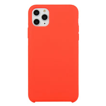 Load image into Gallery viewer, For iPhone 11 Solid Color Solid Silicone  Shockproof Case (Hibiscus Pink), For iPhone 11 Pro