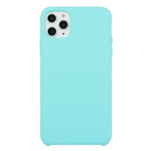 Load image into Gallery viewer, For iPhone 11 Solid Color Solid Silicone  Shockproof Case (Hibiscus Pink), For iPhone 11 Pro