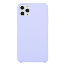 Load image into Gallery viewer, For iPhone 11 Solid Color Solid Silicone  Shockproof Case (Hibiscus Pink), For iPhone 11 Pro Max