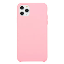Load image into Gallery viewer, For iPhone 11 Solid Color Solid Silicone  Shockproof Case (Hibiscus Pink), For iPhone 11 Pro Max