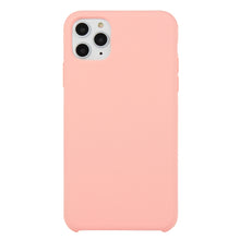 Load image into Gallery viewer, For iPhone 11 Solid Color Solid Silicone  Shockproof Case (Hibiscus Pink), For iPhone 11 Pro Max