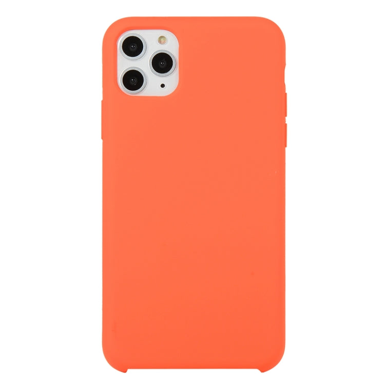 For iPhone 11 Solid Color Solid Silicone  Shockproof Case (Hibiscus Pink), For iPhone 11 Pro Max