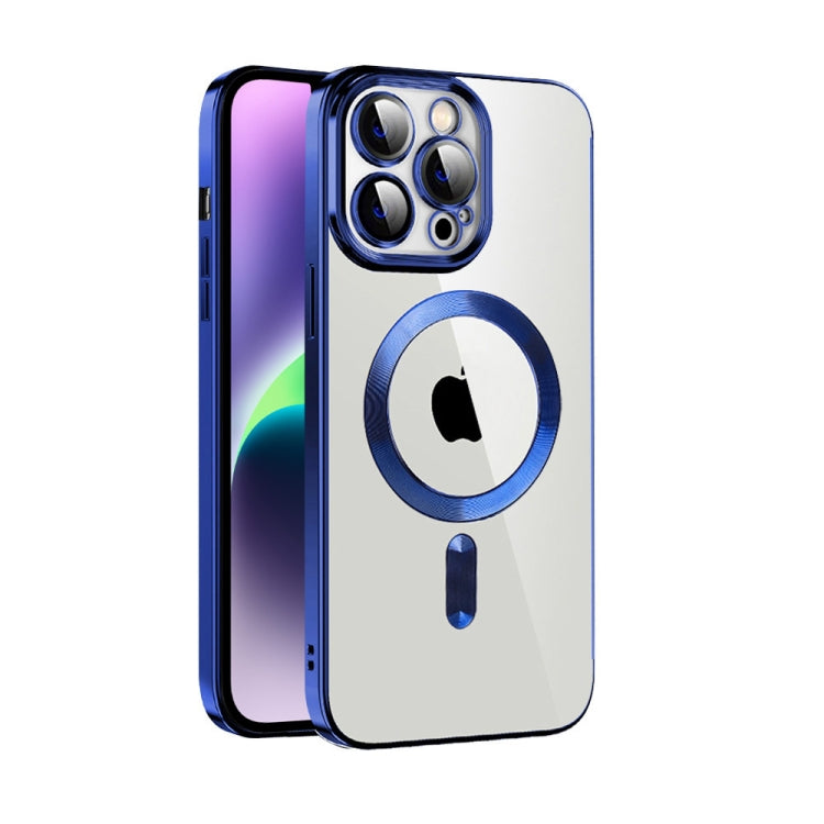 CD Texture Plating TPU MagSafe Phone Case with Lens Film, For iPhone 14, For iPhone 14 Plus, For iPhone 14 Pro, For iPhone 14 Pro Max, For iPhone 13, For iPhone 13 Pro