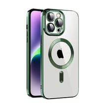 Load image into Gallery viewer, CD Texture Plating TPU MagSafe Phone Case with Lens Film, For iPhone 14, For iPhone 14 Plus, For iPhone 14 Pro, For iPhone 14 Pro Max, For iPhone 13, For iPhone 13 Pro
